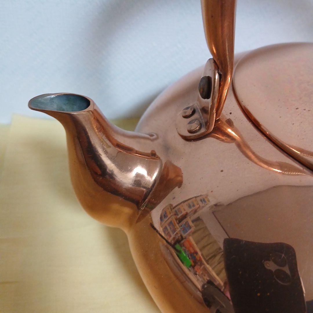 銅製 丸型薬缶　白川堂　1.8L