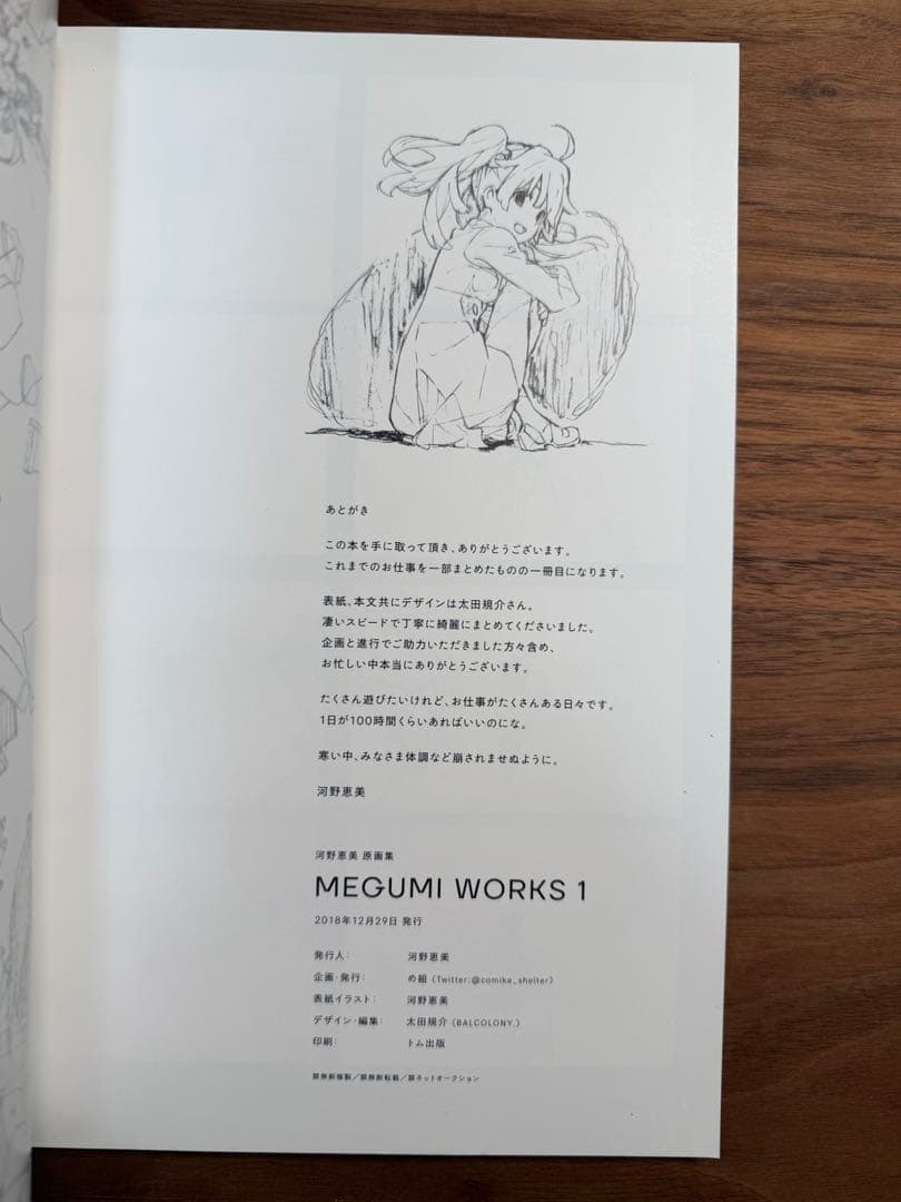MEGUMI WORKS1 河野恵美 原画集