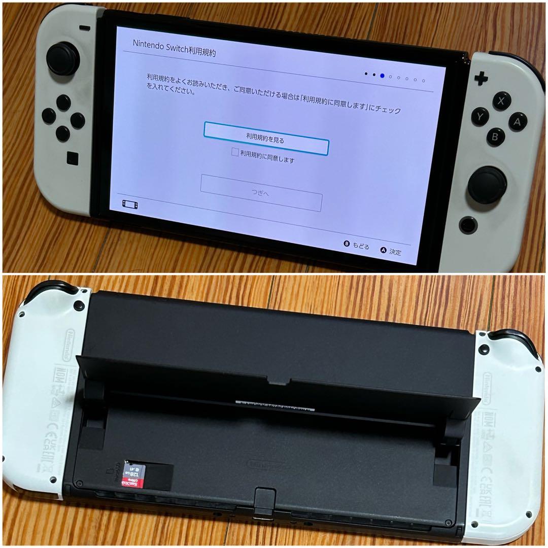 Nintendo Nintendo Switch 本体有機ELモデルホワイトマイクロSDカード