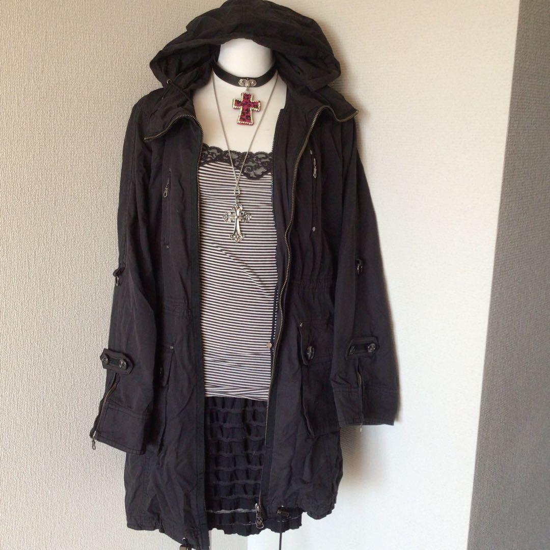 y2k 00s archive グランジ お兄系 geek ギミックモッズコート