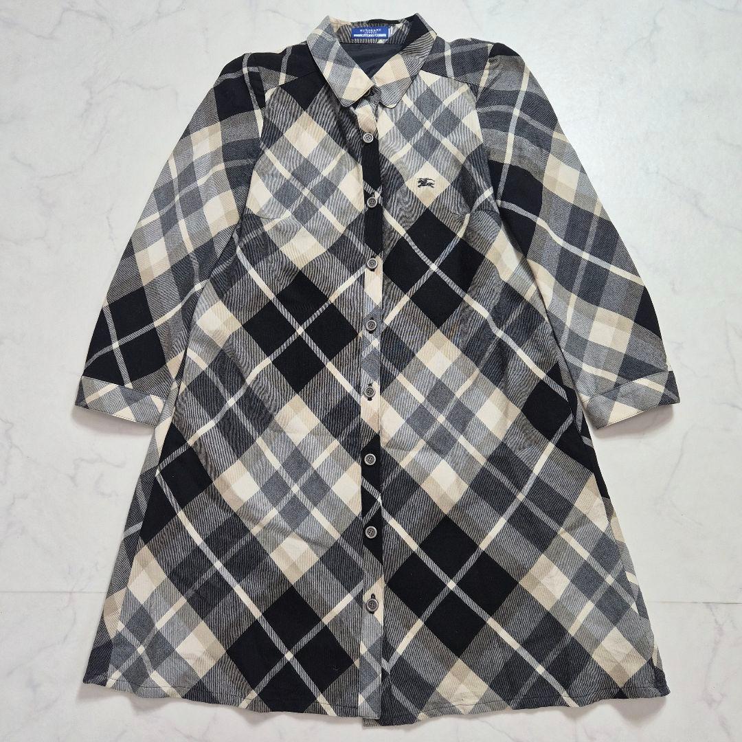 バーバリー ブルーレーベル ワンピース ノバチェック M - メルカリ