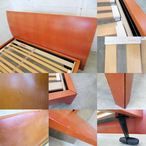 美品□カッシーナ□JUNO□ダブルサイズ□ベッドフレーム□50万