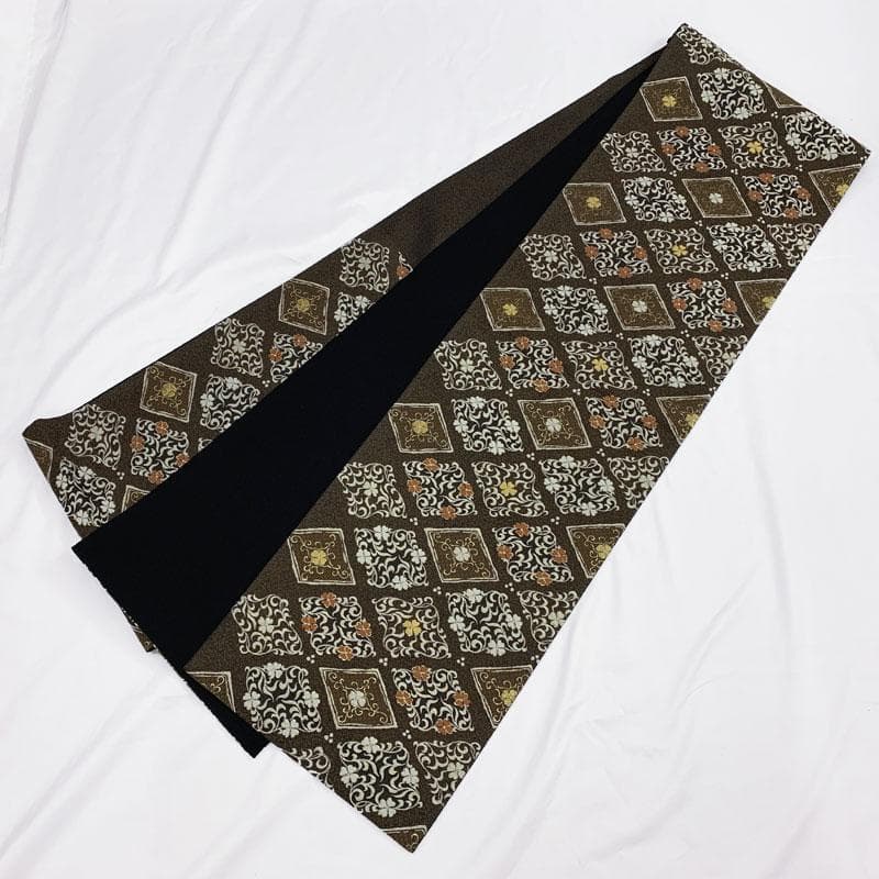 502my87◇西陣 廣部商事 花菱 唐草 金糸 六通 袋帯◇美品 - メルカリ