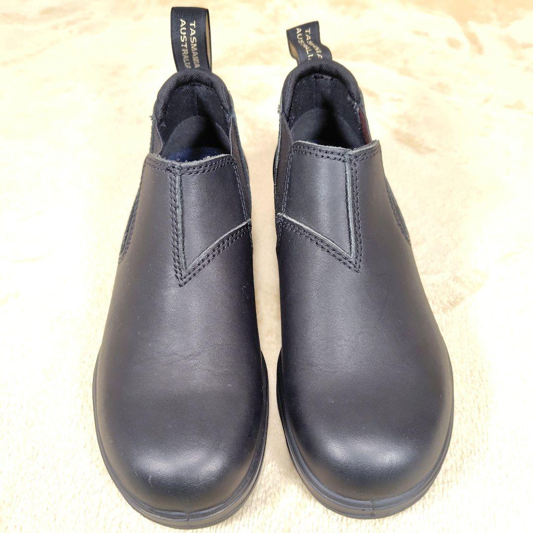 未使用級 ブランドストーン サイドゴアブーツ ローカット ブラック 23.5cm