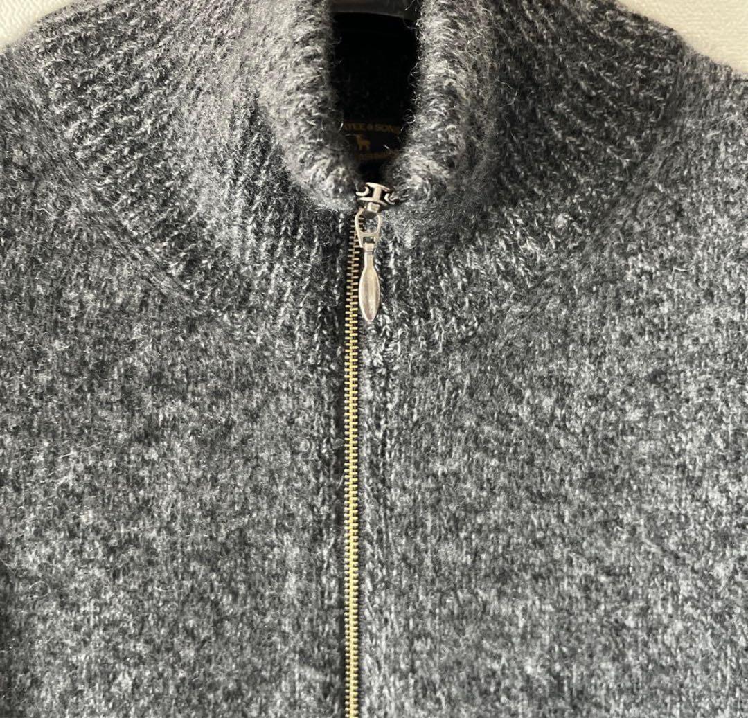 M*k様 maatee&sons カシミヤジップベスト 俺のちゃんちゃんこ 強圧