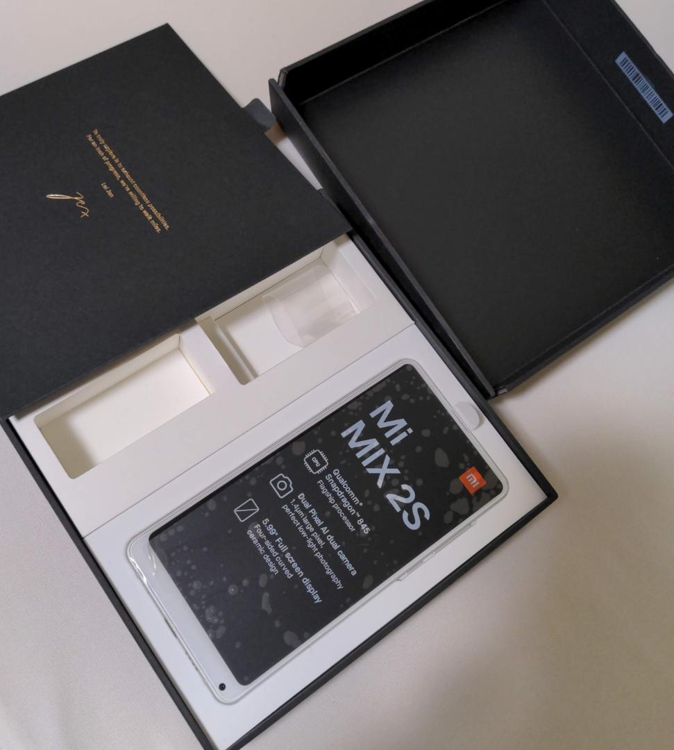 Xiaomi Mi MIX 2S 白 6/64GB 美品 Android15 - メルカリ