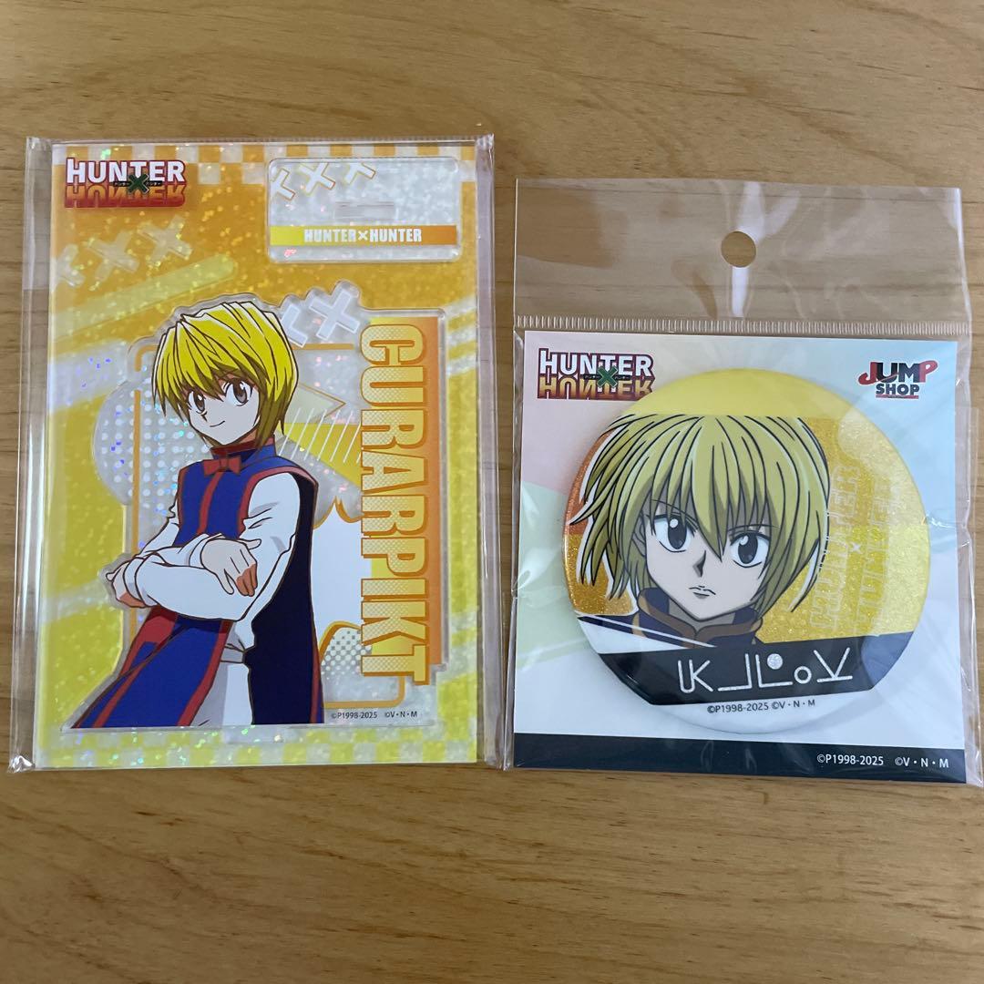 ジャンプショップ ハンターハンター クラピカ 缶バッジ アクリル