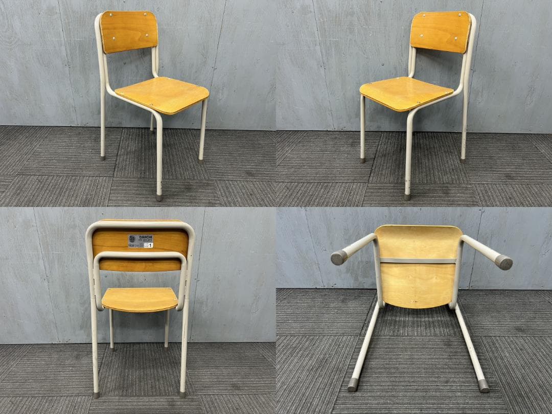 542◇格安配送地域あり◇イチムラ◇学童机・椅子1組(旧JIS1号)学校学習