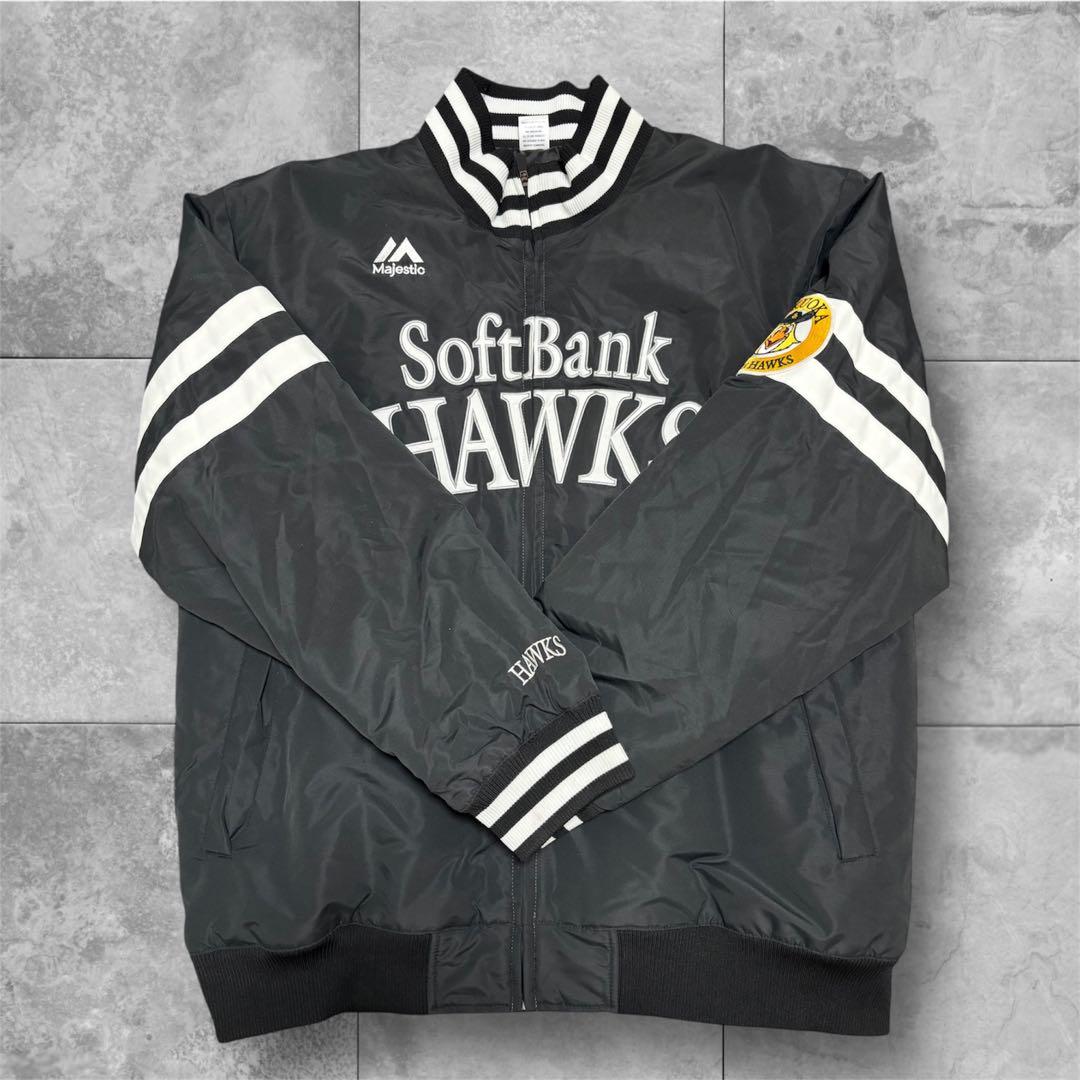 ※キヨ※ソフトバンクホークス　マジェスティック製　グランドコート Amazon.co.jp: ソフトバンクホークス グランドコート マジェスティック