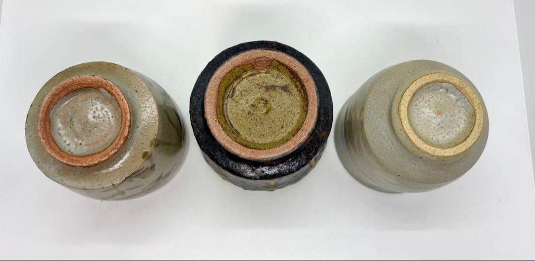 #《益子焼》湯呑み6客セット　【作家物】共箱付き