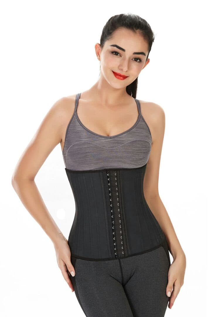 25本の鋼骨運動乳ミセルベルトフィットネス腹帯腰封産後に腹