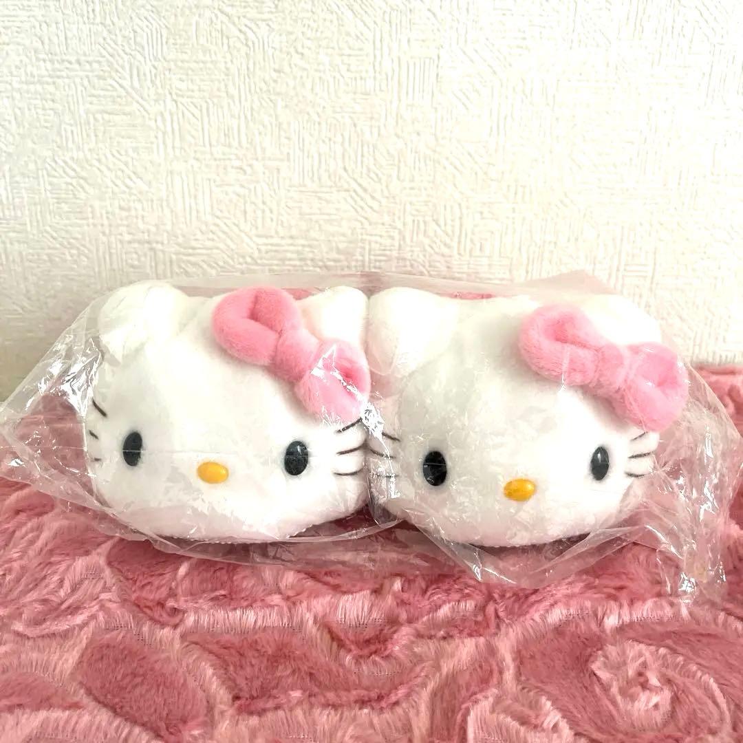 激レアデザイン‼️♡とお花刺繍付きキティスリッパ 未使用キティルームシューズタグ付 楽天市場】スリッパ サンリオ ハローキティ ピンク クロミ グレー
