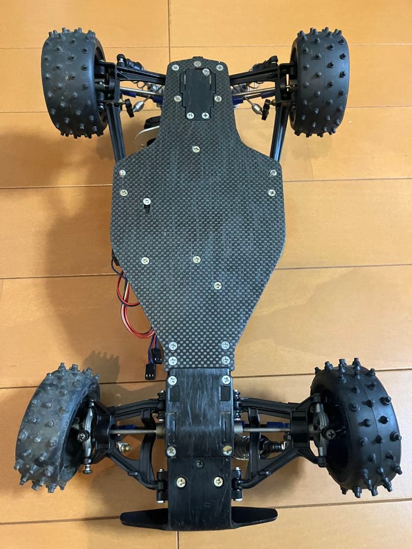 ジャンク品 部品取得用） 田宮カーボンファイバー RCカー 4WD オフ