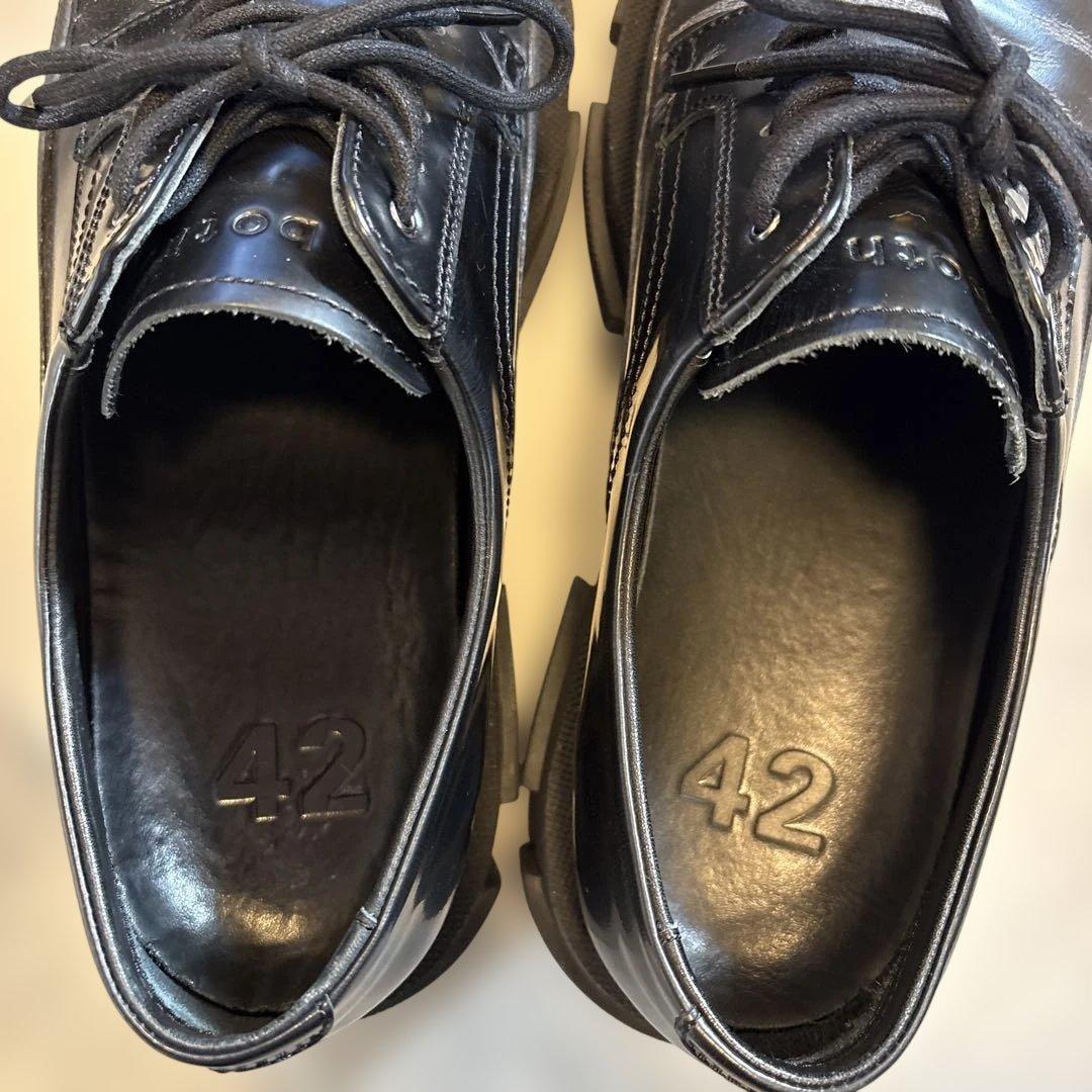 both - GAO DERBIES-SPAZZOLATO-BLACK 42