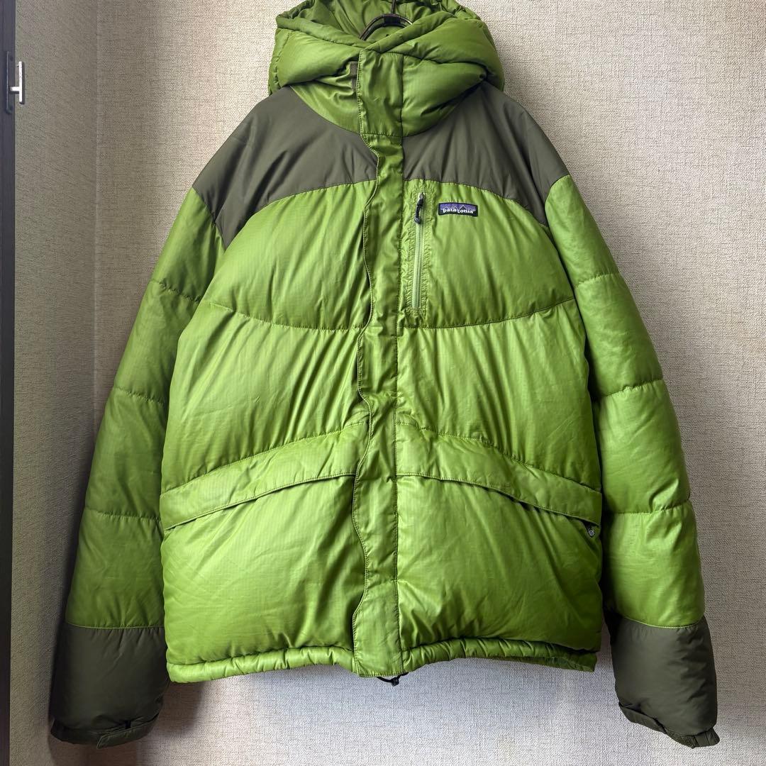 廃盤!! F5 パタゴニア ダウンパーカ ゲッコーグリーン 05 フィッツロイ