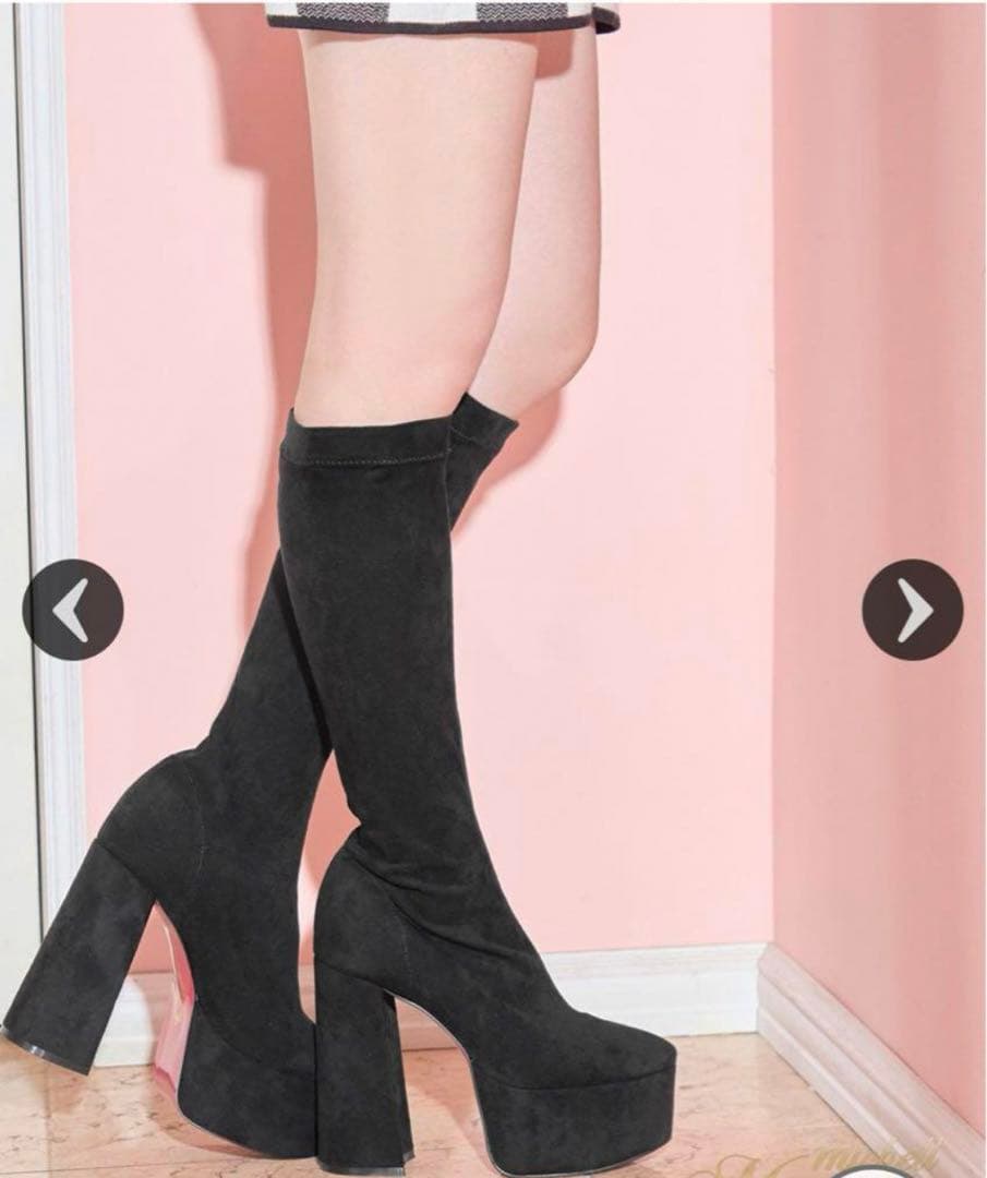 美脚ロングブーツ ミシェルマカロン - メルカリ