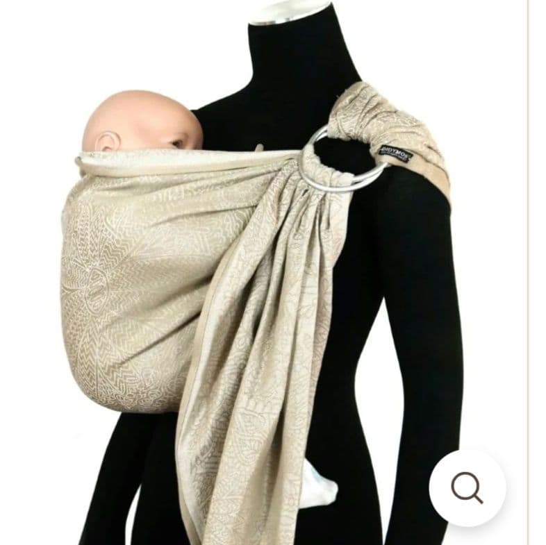 DIDYMOS スリング ベージュ ディディモス リネン混 スリング ロトブラッシュ リネン