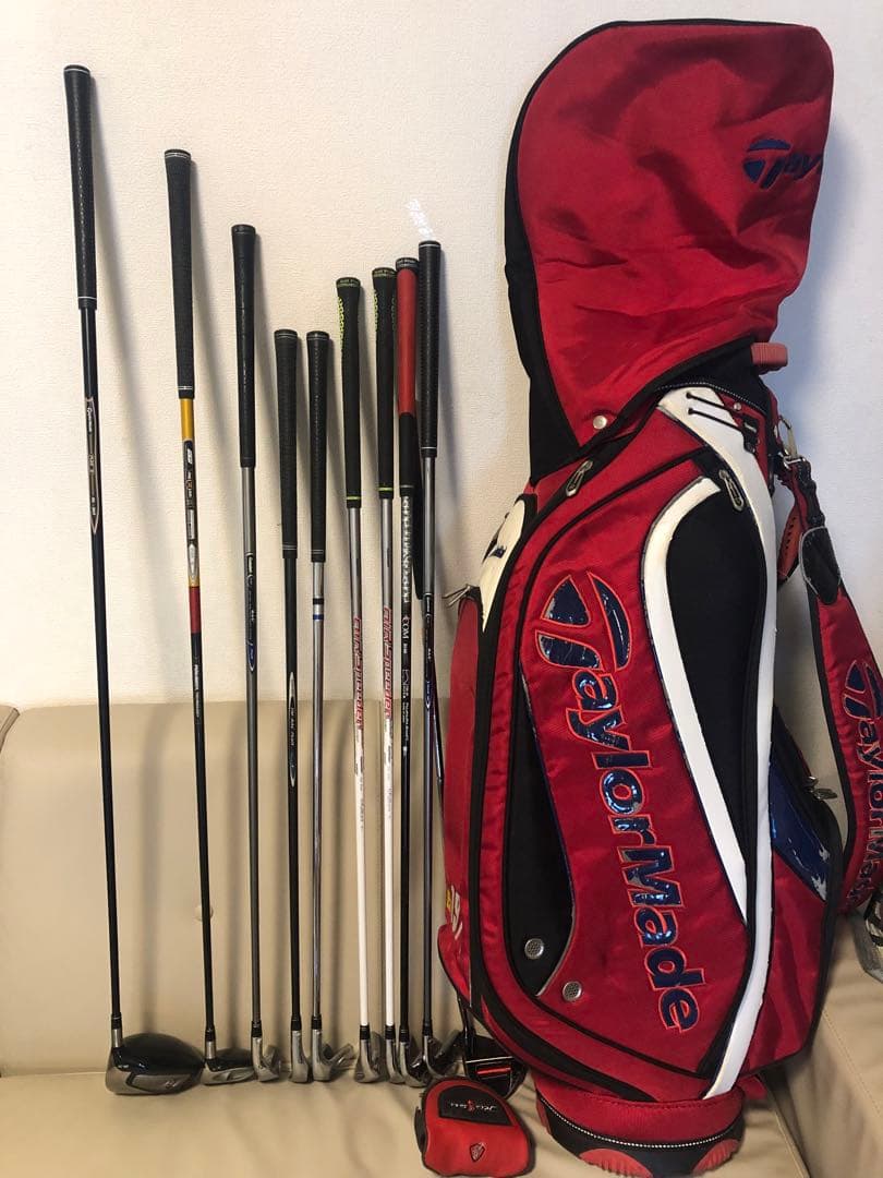 送料込み】激安 大人気 Taylor Made ゴルフセット ゴルフバッグ - メルカリ