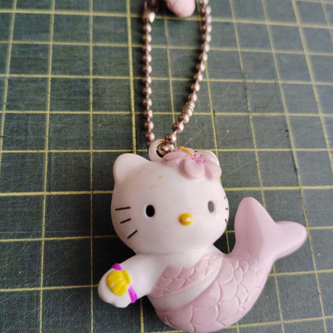 ハローキティ マーメイド 平成レトロ 人魚 キーホルダー シェル レア