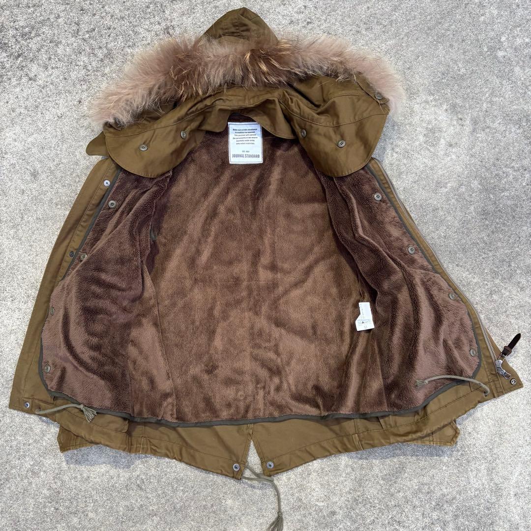 JOURNAL STANDARD ファーフード モッズコート M ミリタリー - メルカリ