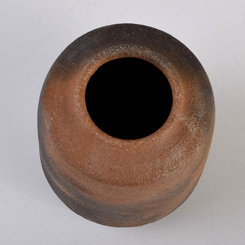 茶道具 唐津焼 四代 中野陶痴造 焼締茶入 仕覆付 共箱 V 8892 - メルカリ