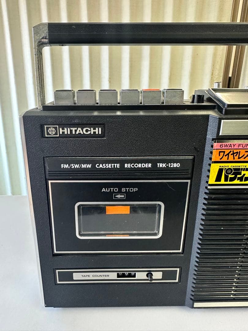 HITACHI/日立 PERDISCO TRK-1280 パディスコ ラジカセ - メルカリ