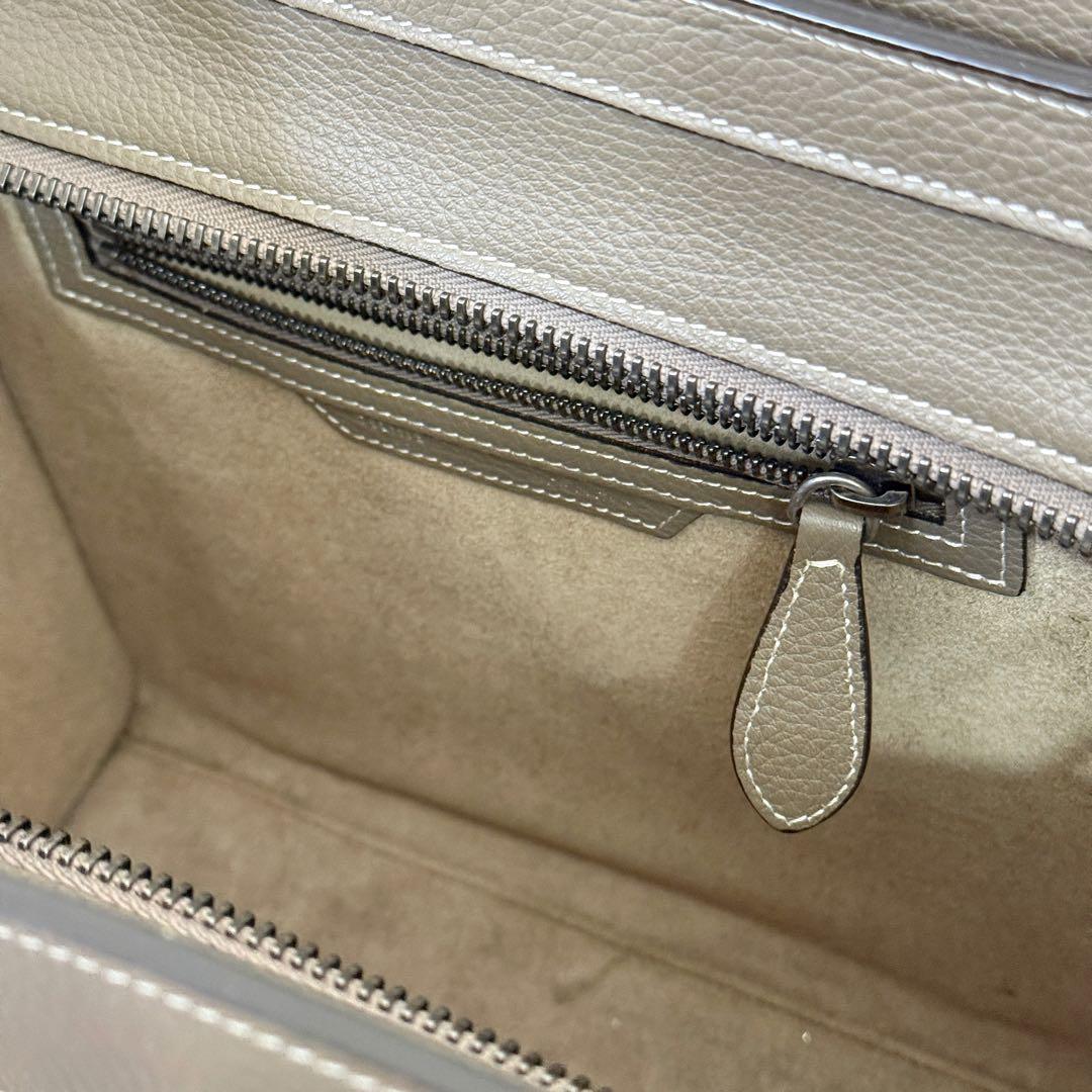 少し擦れ有:美品】セリーヌ/ラゲージ/マイクロ/スリ/保証書有/旧ロゴ