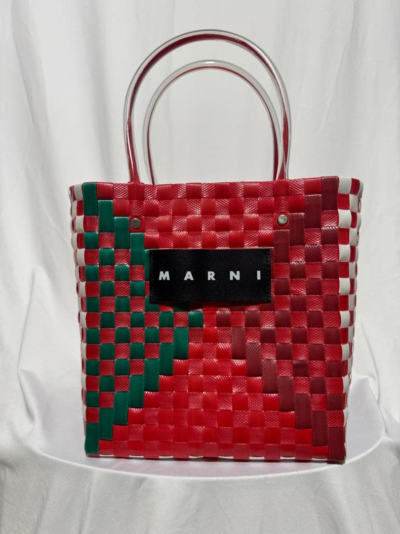 MARNI 編み込みデザイン かごバッグ MARNI 編み込みかごバッグ - メルカリ