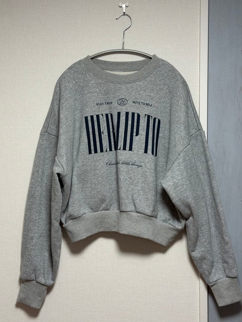 Herlipto】 Cherish Oversized Sweatshirt - メルカリ