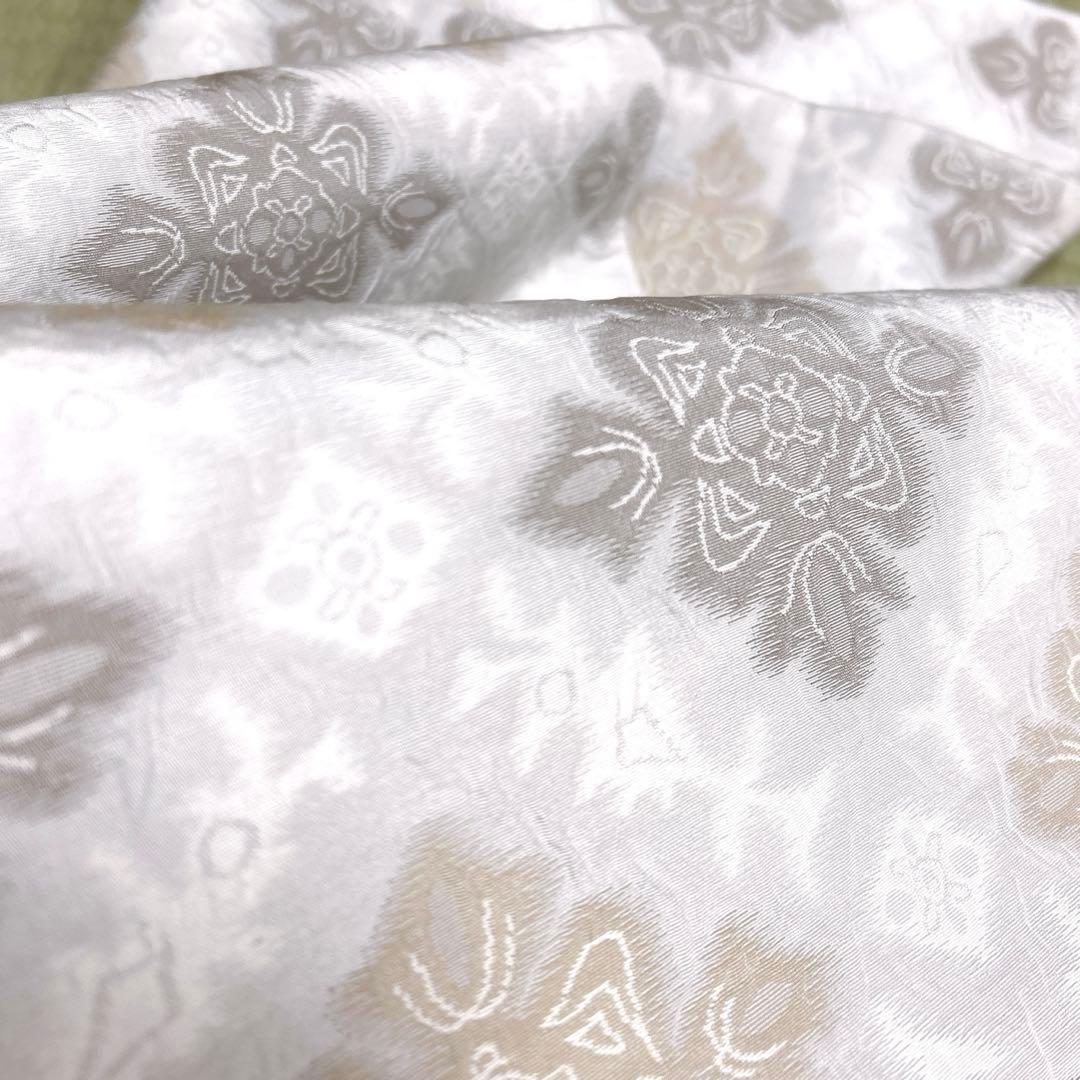 正絹　全通袋帯《花菱》