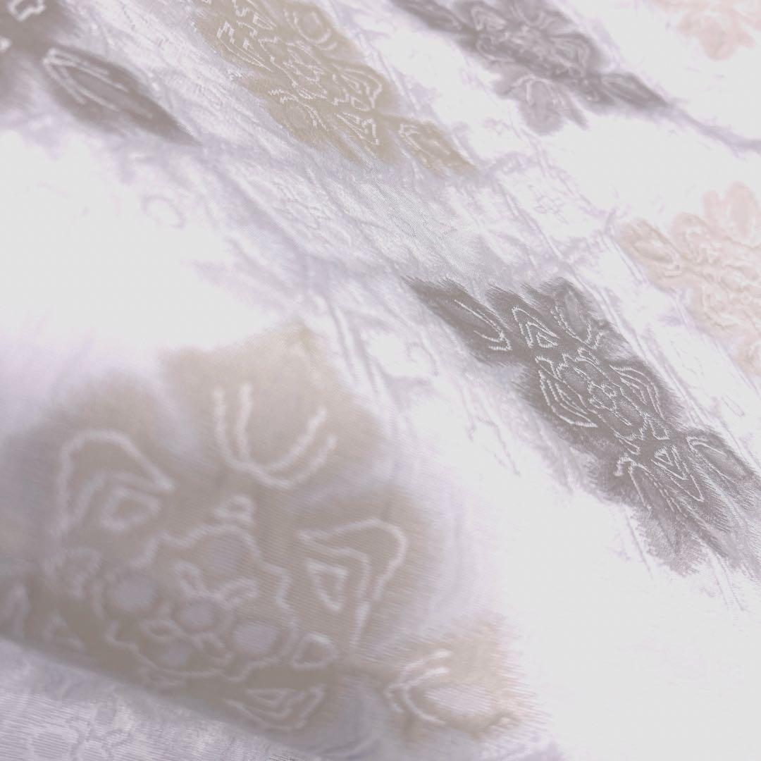 正絹　全通袋帯《花菱》