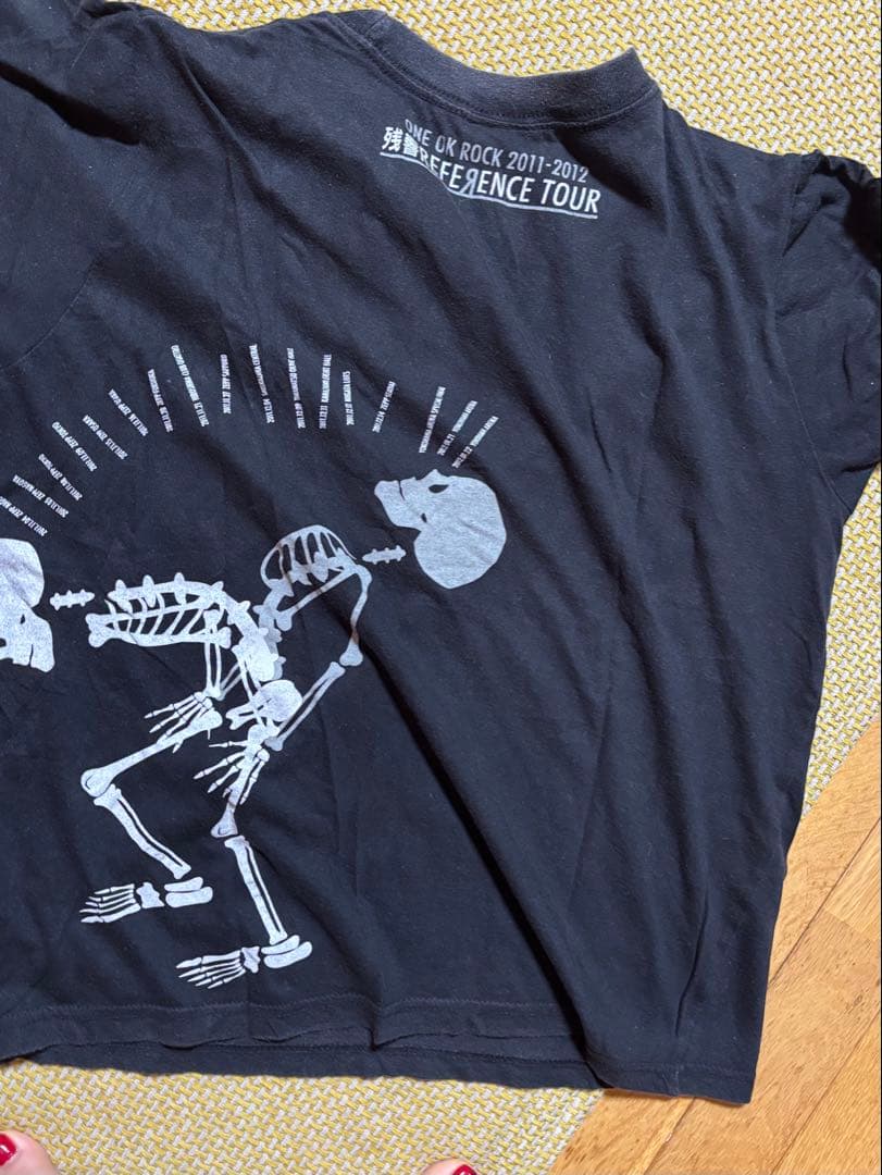 出品準備中　骸骨デザイン Tシャツ REFFERENCE TOUR 出品準備中 骸骨デザイン Tシャツ REFFERENCE TOUR - メルカリ
