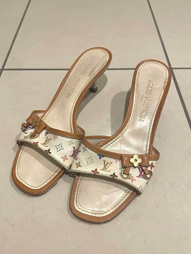 LOUIS VUITTON ルイヴィトン マルチカラー ミュール - メルカリ
