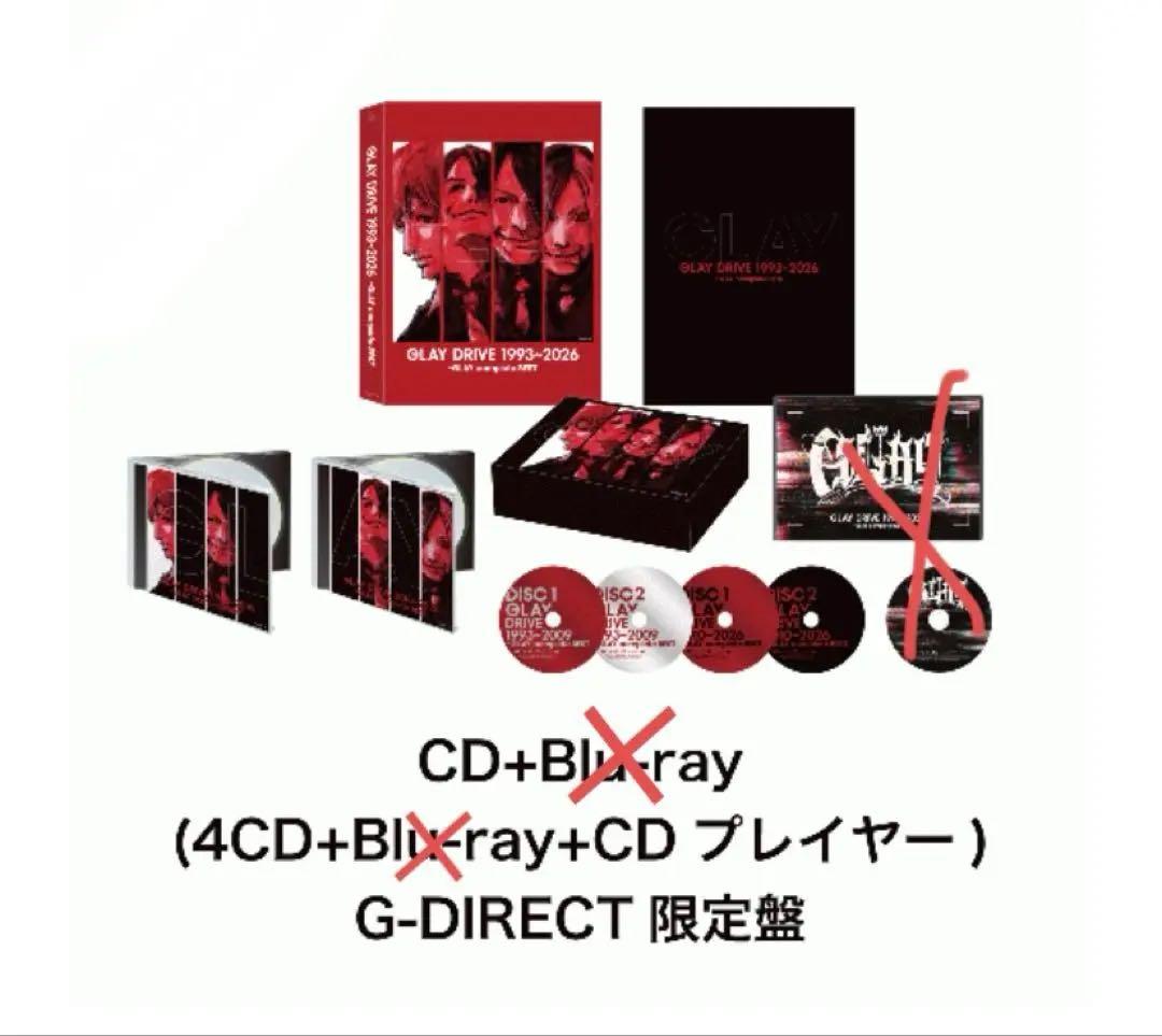 GLAY CDプレイヤー 「DRIVE」G-DIRECT限定盤封入特典 - メルカリ