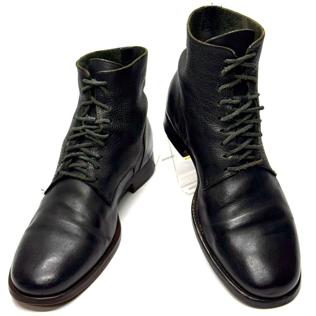 BUTTERO ブッテロ レースアップブーツ ブラック B3533 美品 レザー