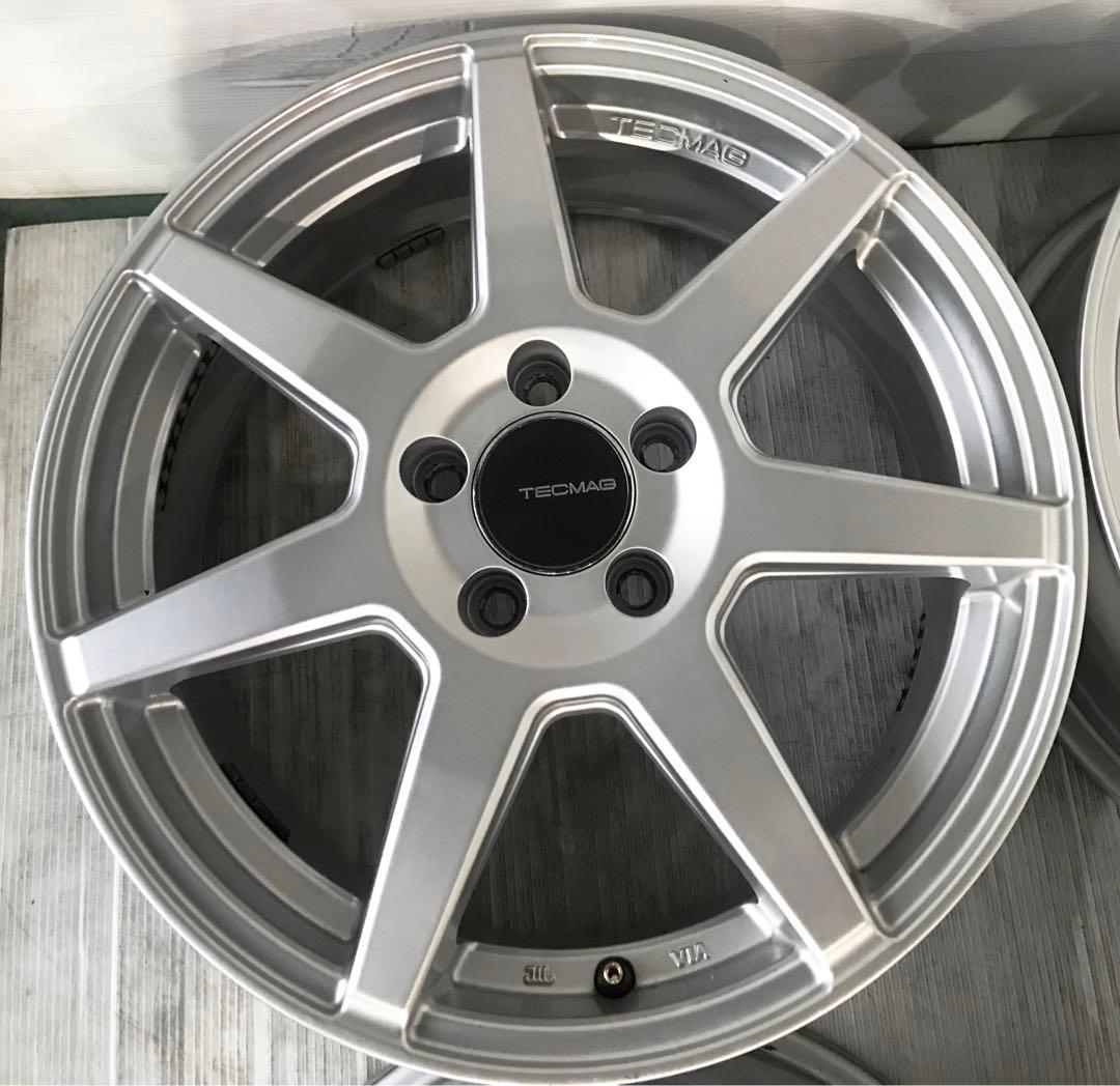 H-323☆TECMAG 17インチアルミホイール 4本セット☆