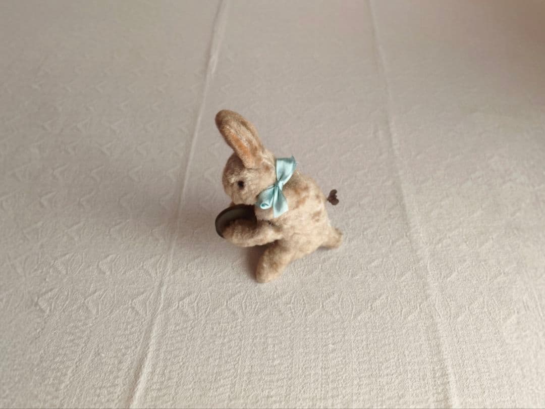 【キラキラさま】vintage ❀ ゼンマイ仕掛けの シンバル うさちゃん 昭和レトロ】うさぎちゃん ぜんまい式シンバル♪ - fantastica Tokyo