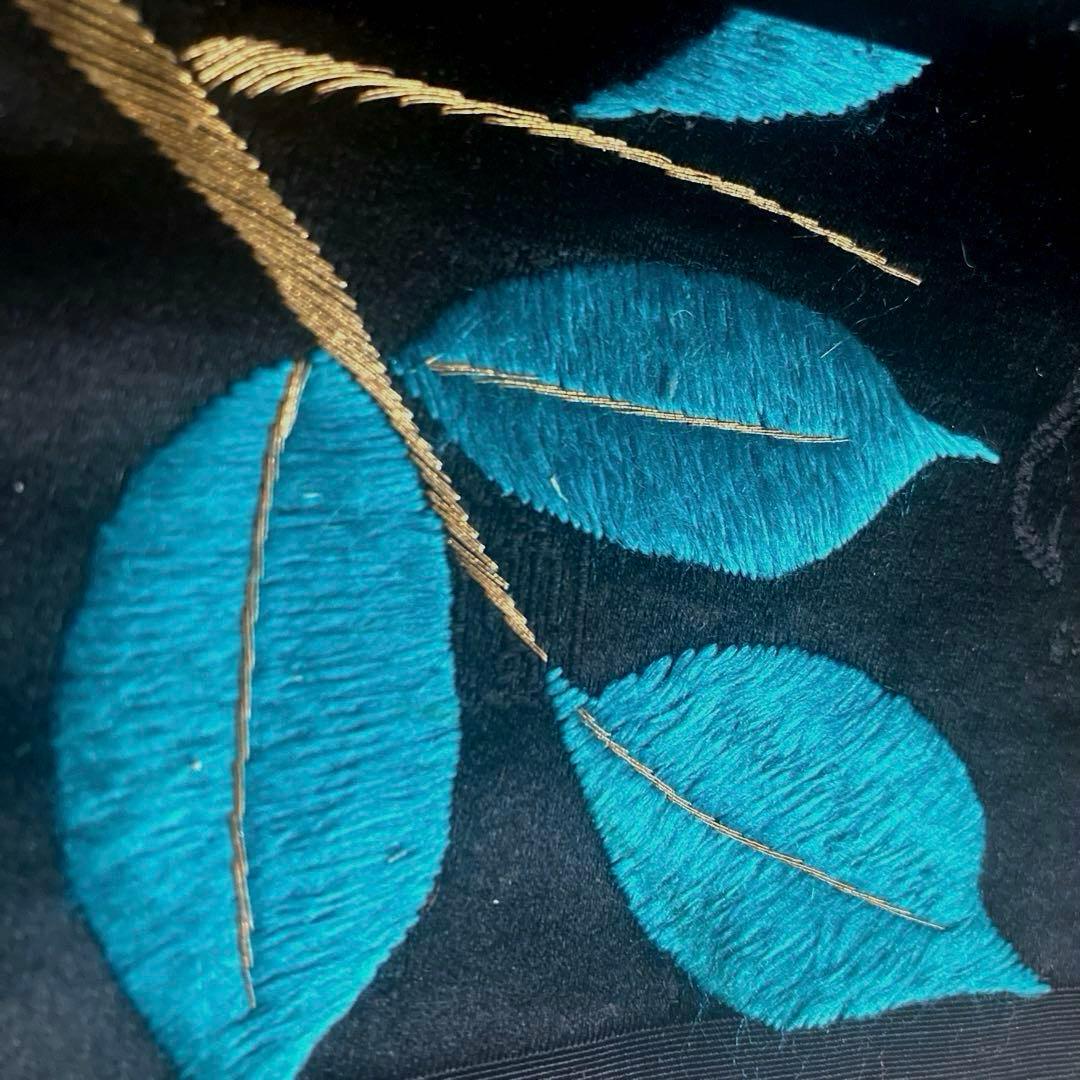 アンティーク京袋帯 唐獅子の織り出し 大正ロマン 正絹 上質 No.7-55