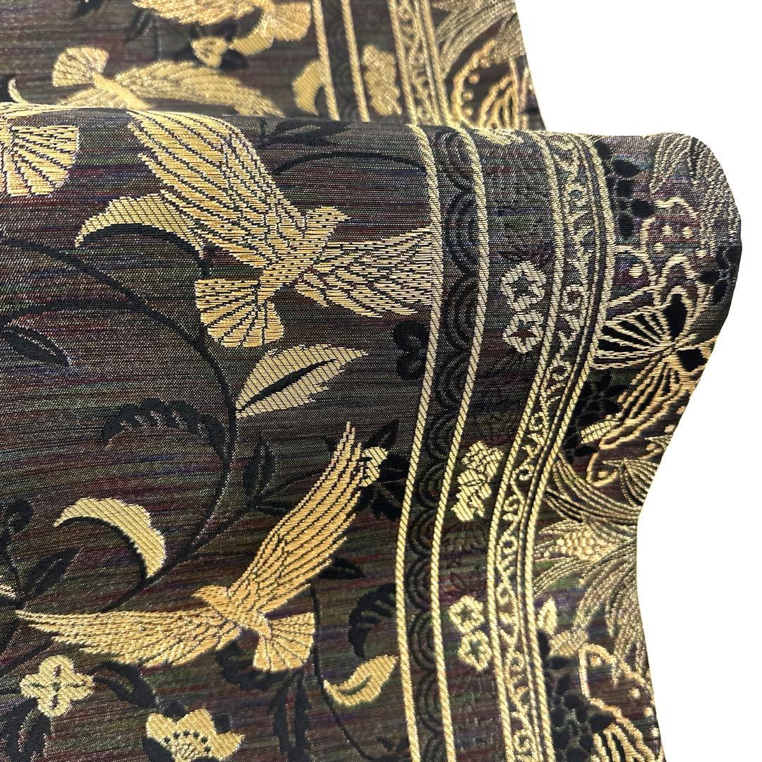 帯6255 ○斉藤三才 高級 正絹 六通 袋帯 - メルカリ