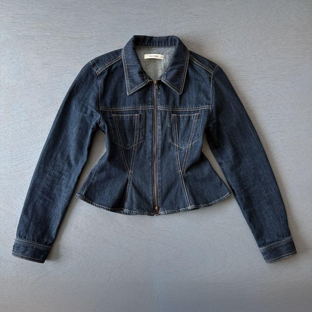 美品MOUSSY WAIST TUCK DENIM シャツS - メルカリ