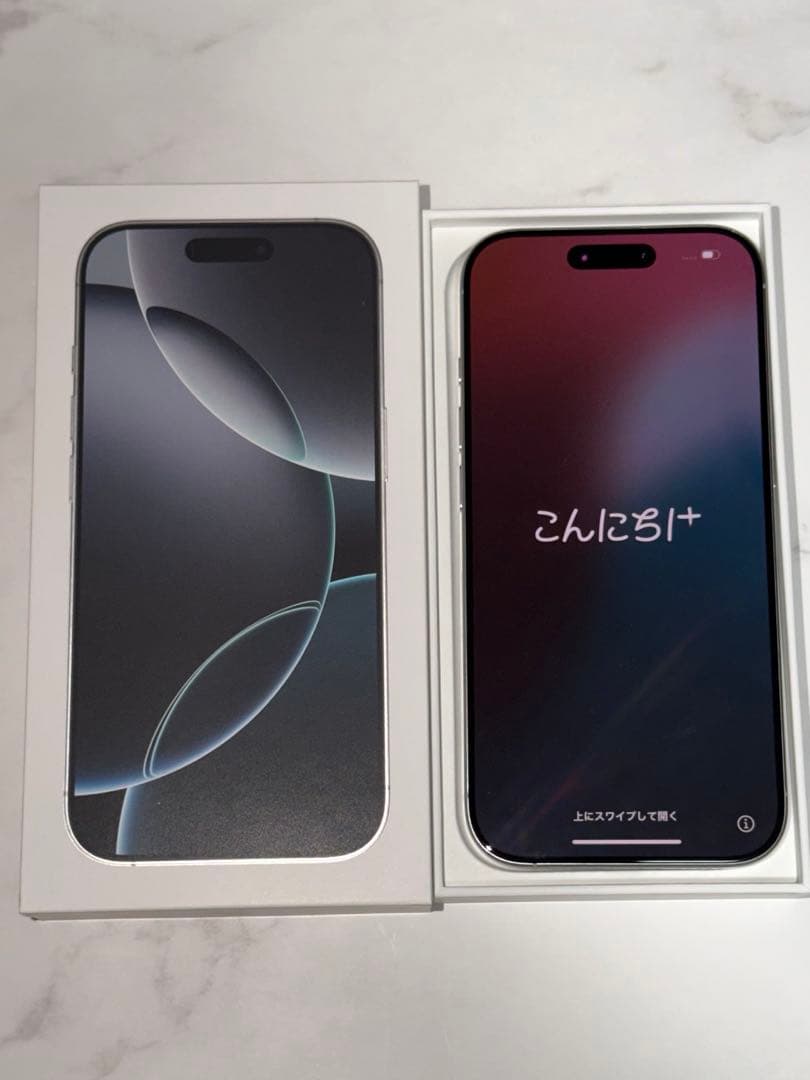 iPhone 16pro 512GB ホワイトチタニウム iPhone 16 Pro 512GB - ホワイトチタニウム（SIMフリー）[整備済製品