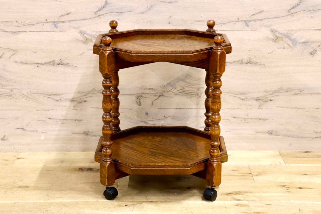 GMIK193○三越ブルージュ Brugge カントリーハウス 八角 ワゴン サ