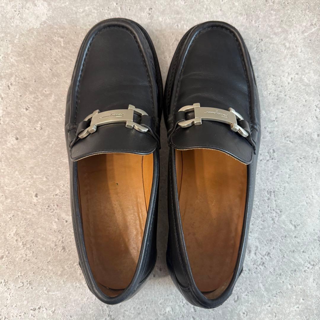 人気 サルヴァトーレ フェラガモ ガンチーニ ビットローファー 26.5cmEE