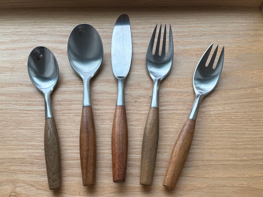 Dansk Fjord スプーン フォーク ナイフ セット ダンスク ダンスク | フィヨルド カトラリーセット - 北欧ヴィンテージ雑貨店