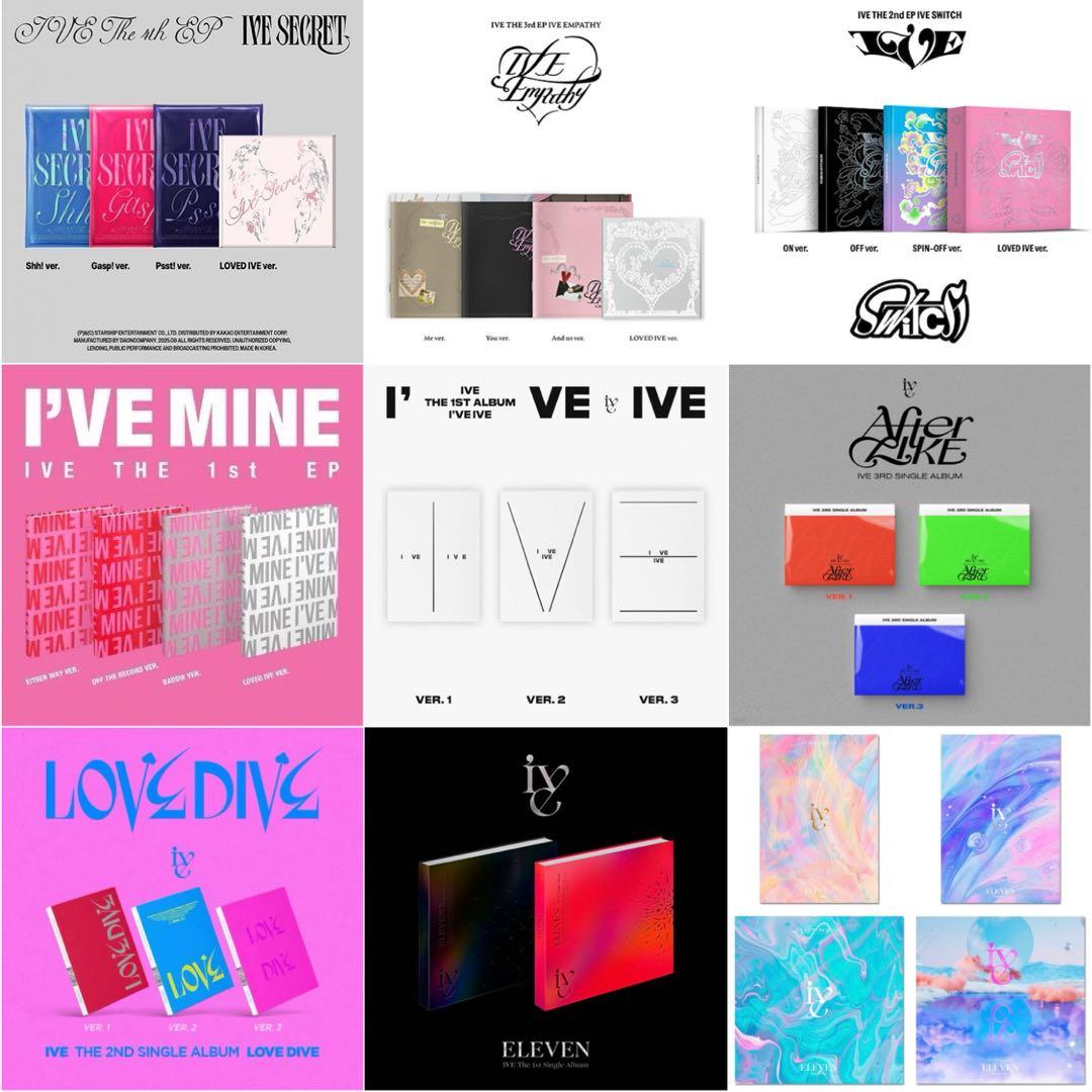 新品未開封】IVE SECRET EMPATHY SWITCH 全31枚セット