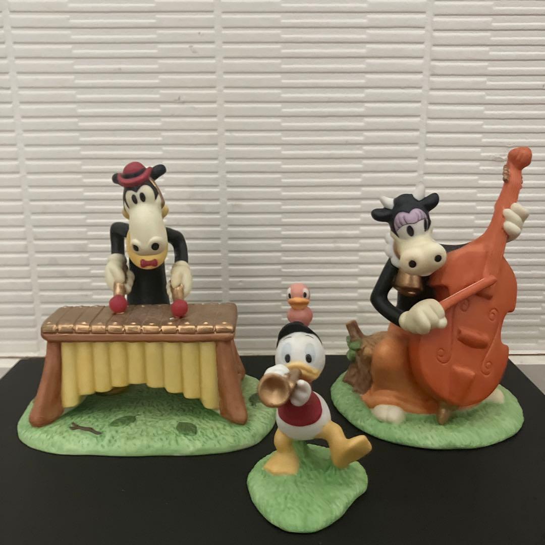 ディズニー 陶器置物 フィギュアリンワールド オーケストラ 音楽隊