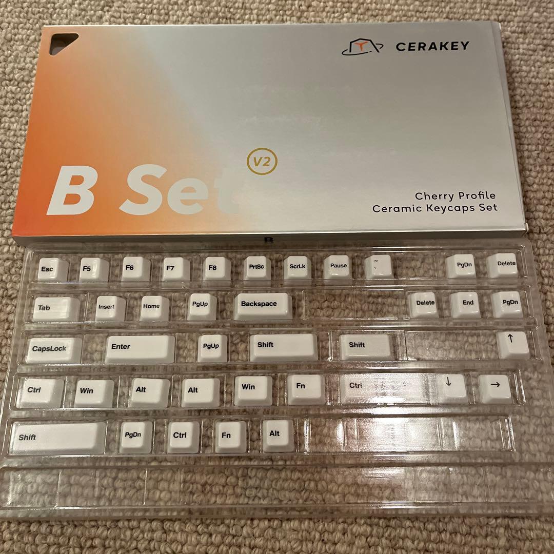 【値下げ】CERAKey B Set V2 セラミックキーキャップ セラミックキーキャップセット V2