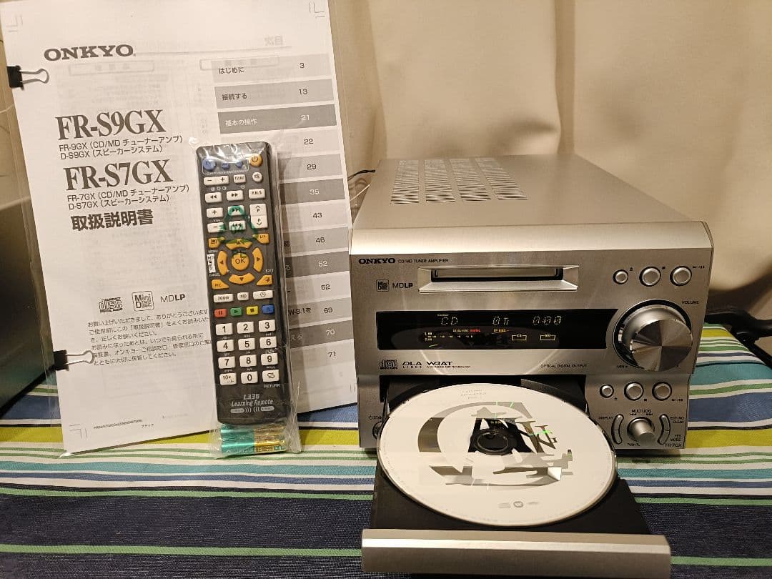 ONKYO FR-7GX CD,MD,FM/AM 整備済完動品 リモコン付き - メルカリ