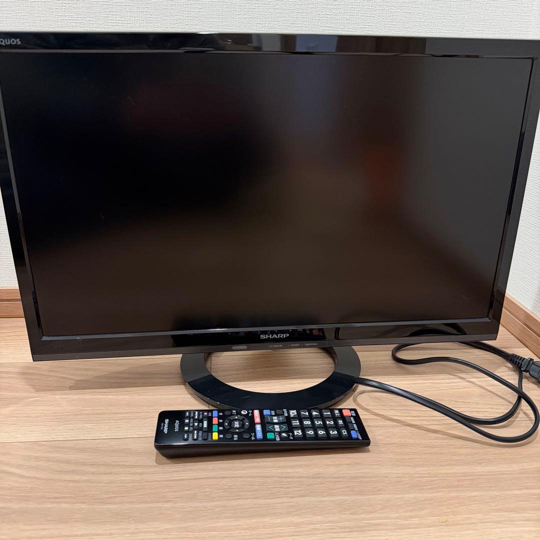 SHARP AQUOS 22インチ液晶テレビ LC-22K30 - メルカリ