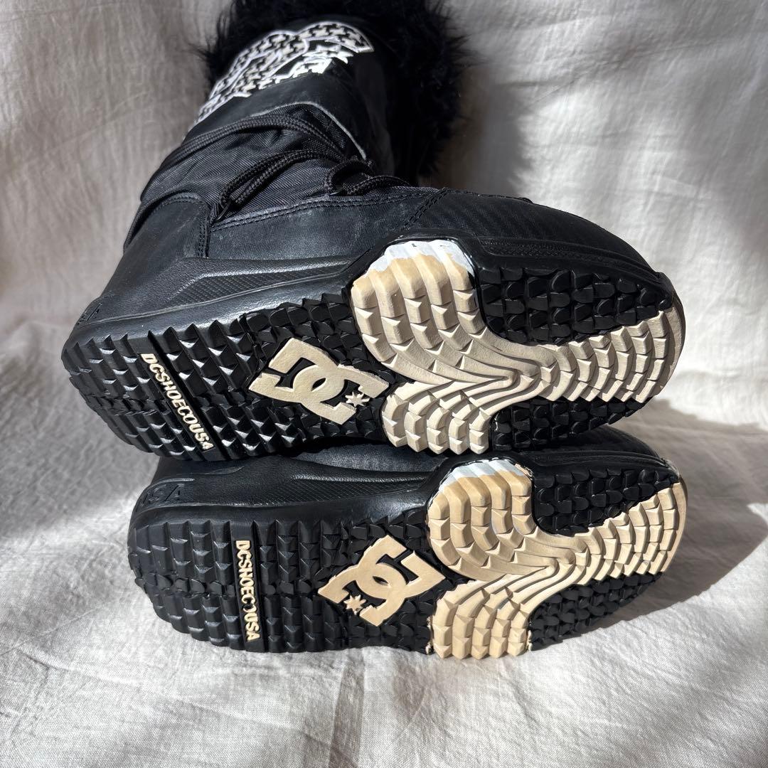 DC Shoesファー付 スノーブーツ M ブラック Y2K - メルカリ